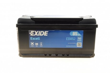 Стартерная батарея (аккумулятор) EXIDE EB852 (фото 1)
