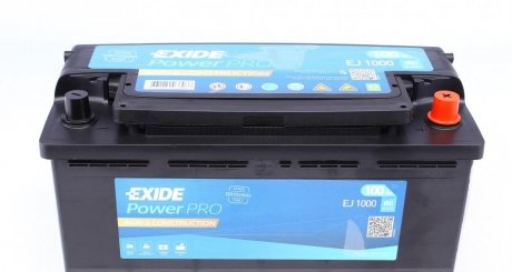 Стартерна батарея (акумулятор) EXIDE EJ1000 (фото 1)