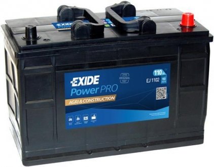 Стартерна батарея (акумулятор) EXIDE EJ1102 (фото 1)