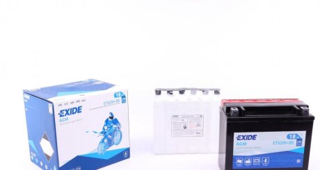 Акумулятор EXIDE ETX20H-BS