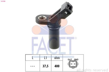 Датчик положення коленвала Ford Transit 2.0-2.3 i 94-> FACET 9.0188