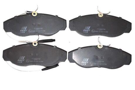 Колодки гальмівні передні дискові CITROEN JUMPER 02-06, CITROEN JUMPER 94-02, PEUGEOT BOXER 94-02 FAST FT29007HD