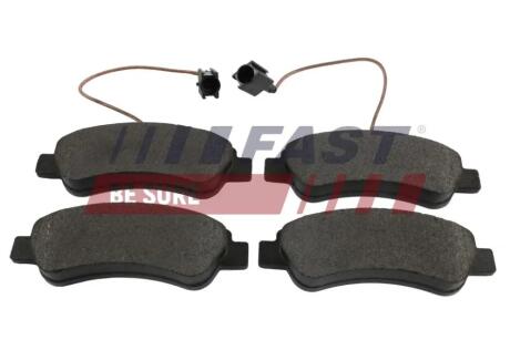 Колодки тормозные дисковые задние CITROEN JUMPER 06-14, FIAT DUCATO 06-14, PEUGEOT BOXER 06-14 FAST FT29098HD