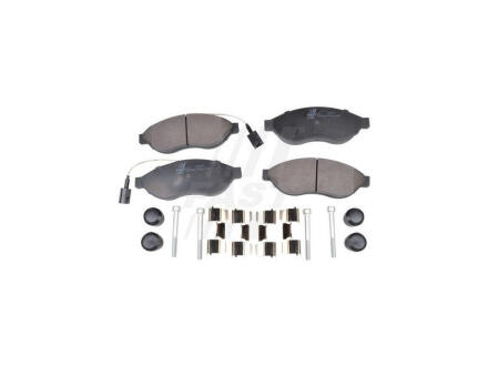 Колодки гальмівні передні дискові CITROEN JUMPER 06-14, FIAT DUCATO 06-14 FAST FT29155