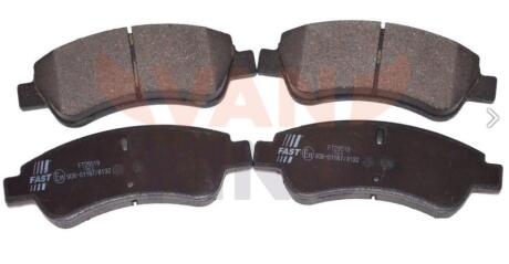 Колодки гальмівні перед. FAST FT29519