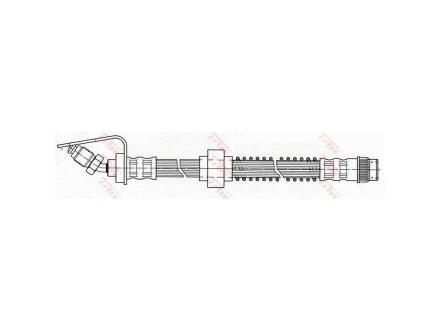 Тормозной Шланг Перед L/R 565mm FAST FT35158
