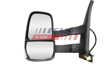Дзеркало Iveco Daily 06 Електр Довге Лв Підігрів+Датчик 7 Pin + 4 Pin FAST FT88317