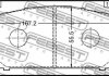 Колодки гальмівні передні (TOYOTA HIGHLANDER GSU45/GVU48/MHU48 4WD 2007-2013) FEBEST 0101-ASU40F (фото 2)
