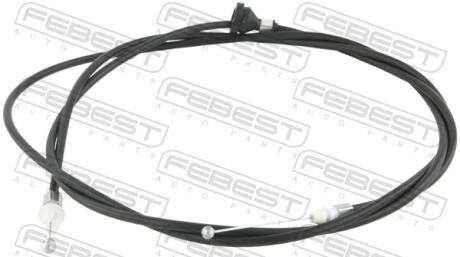 ТРОС ПРИВОДУ ВІДКРИВАННЯ ЗАМКУ КАПОТА FEBEST 04101CW
