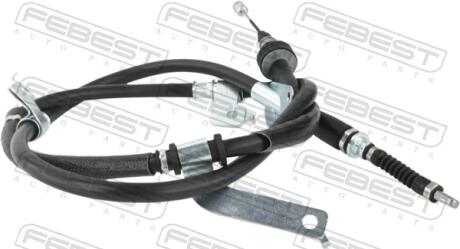 ТРОС РУЧНОГО ГАЛЬМА ПРАВИЙ FEBEST 12100D7RH