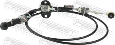 Трос куліси КПП Fiesta V-VI/Fusion 1.25|1.3/1.4|1.6TDCi 01- FEBEST 21106CBK