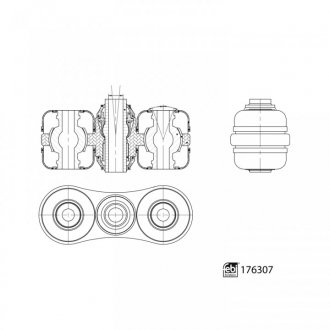 FEBI важіль підвіски OPEL ASTRA J FEBI BILSTEIN 176307