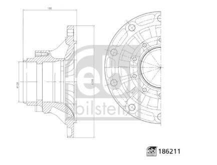 Маточина колеса FEBI BILSTEIN 186211