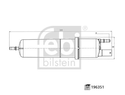 Фільтр паливний FEBI BILSTEIN 196351