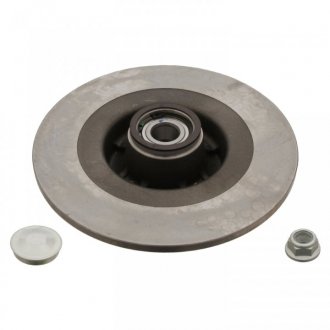Тормозной диск с подшипником, сенсорным кольцом ABS, гайкой оси и защитным колпаком. FEBI BILSTEIN 28155 (фото 1)