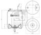 Подушка пневмопідвіски FEBI BILSTEIN 40602 (фото 1)