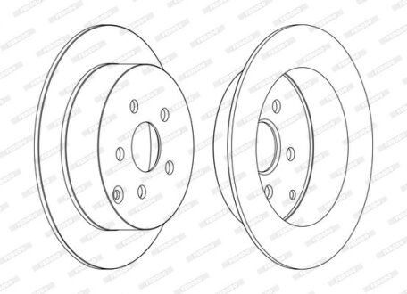 Диск тормозной FERODO DDF1485C