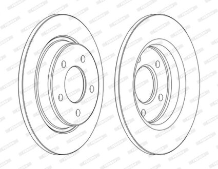 Гальмівний диск FERODO DDF1546C