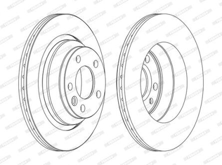 Тормозной диск FERODO DDF1698C