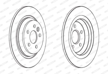 Диск тормозной FERODO DDF1720C