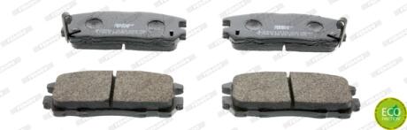 Колодки тормозные дисковые FERODO FDB1017