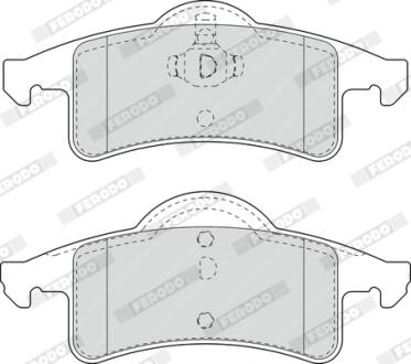Тормозные колодки к-кт. FERODO FDB1524
