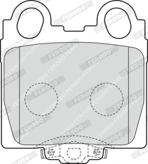 Тормозные колодки дисковые FERODO FDB1610