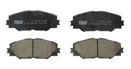 Гальмівні колодки дискові FERODO FDB4136 (фото 1)