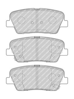 Комплект гальмівних колодок з 4 шт. дисків FERODO FDB4391