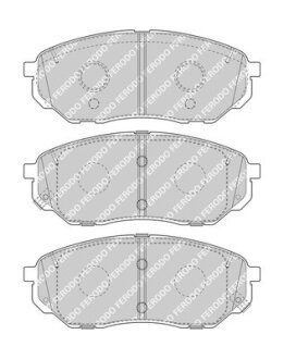 Тормозные колодки, к-кт. FERODO FDB4983