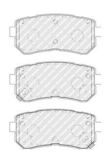 Колодки тормозные дисковые FERODO FDB5066