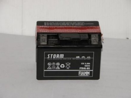 Мотоакумулятор FIAMM FTX4L-BS (фото 1)