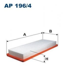 Фильтр воздуха C4/DS4 1.6 THP, C5, DS5 (360*146*43.5) FILTRON AP196/4
