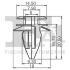 Кліпса кріплення (затискач) Fischer Automotive One (FA1) 1040008.10 (фото 2)