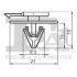 Кліпса кріплення (затискач) Fischer Automotive One (FA1) 1040065.5 (фото 2)