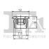 Кліпса кріплення (затискач) Fischer Automotive One (FA1) 1060011.5 (фото 2)