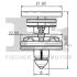 Кліпса кріплення (затискач) Fischer Automotive One (FA1) 1140022.10 (фото 2)