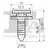 Кліпса кріплення (затискач) Fischer Automotive One (FA1) 1140029.5 (фото 2)