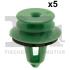 Кліпса кріплення (затискач) Fischer Automotive One (FA1) 1140038.5 (фото 1)
