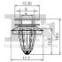 Кліпса кріплення (затискач) Fischer Automotive One (FA1) 1140038.5 (фото 2)