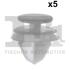 Кліпса кріплення (затискач) Fischer Automotive One (FA1) 1140045.5 (фото 1)