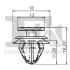 Кліпса кріплення (затискач) Fischer Automotive One (FA1) 1140045.5 (фото 2)