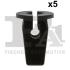 Кліпса кріплення (затискач) Fischer Automotive One (FA1) 1160022.5 (фото 1)