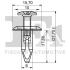 Кліпса кріплення (затискач) Fischer Automotive One (FA1) 1330003.5 (фото 2)