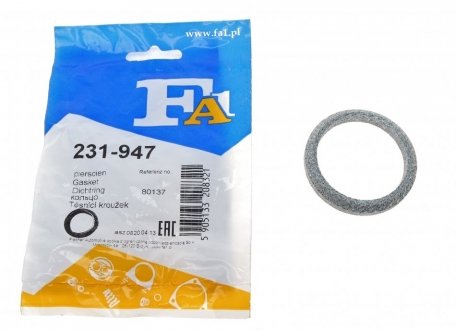 Уплотнительное кольцо (труба выхлопного газа) FISCHER Fischer Automotive One (FA1) 231-947