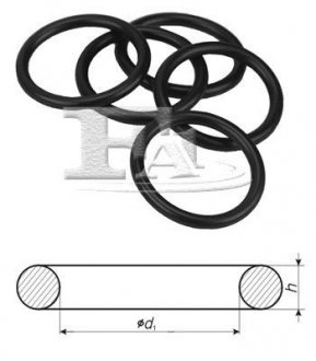 FISCHER Уплотнительное кольцо (BOX70)(оринг) 3,69x1,78 (н-р 198.420) Fischer Automotive One (FA1) 295.150.100