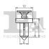 Кліпса кріплення (затискач) Fischer Automotive One (FA1) 3330002.5 (фото 2)