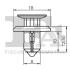 Кліпса кріплення (затискач) Fischer Automotive One (FA1) 7530006.5 (фото 2)