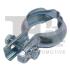 FISCHER TOYOTA Фітинг (хомут) системи відведення ВГ 61 мм AYGO 1.4 D-4D 05- CITROEN PEUGEOT 107 05- Fischer Automotive One (FA1) 774961 (фото 1)