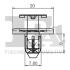 Кліпса кріплення (затискач) Fischer Automotive One (FA1) 7830006.5 (фото 2)